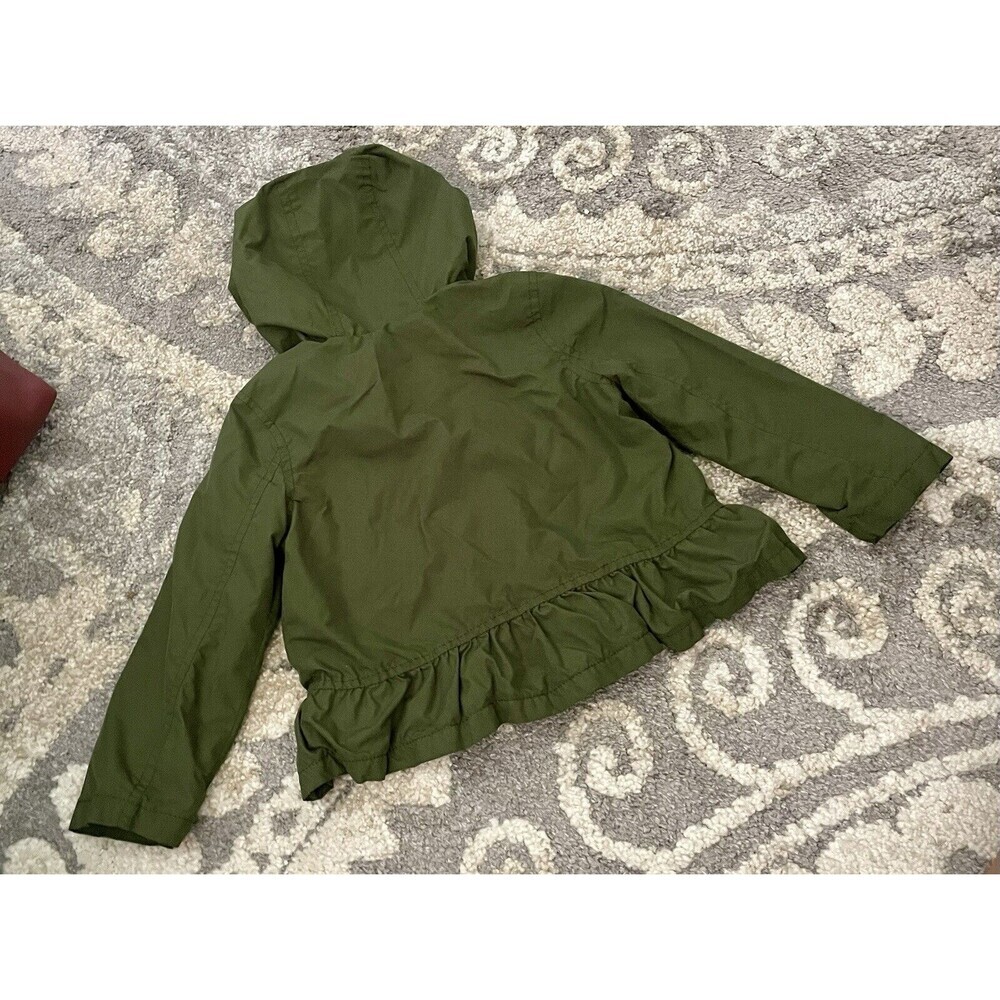 Old Navy 6-12 Months Essential Everyday Baby Military Cargo Jacket Green Zip Up - Picture 4 of 8